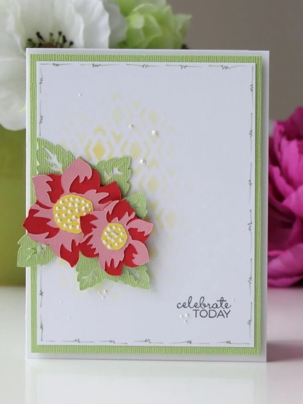 Cricut florals embellished